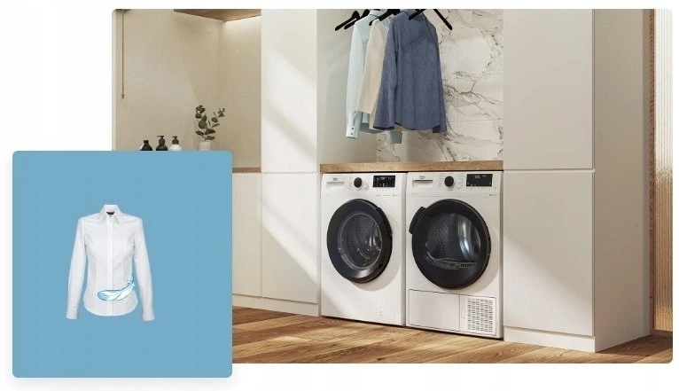 Beko B1WFK2604WEE Skalbimo mašina, Freestanding, Front loading, Skalbimo talpa 6kg, Baltas | BEKO