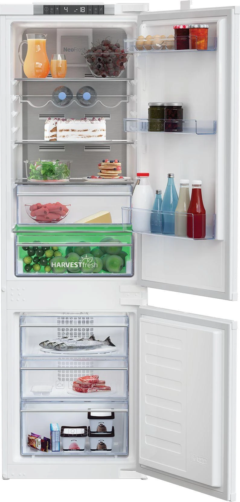 Įmontuojamas šaldytuvas Beko BCNA275E4SN