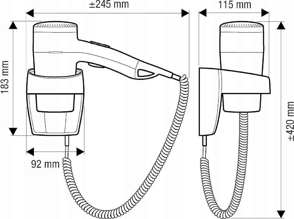 Ligo Electric VALERA 533.15/038B Plaukų džiovintuvas