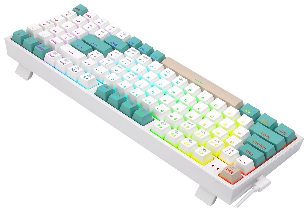 Belaidė žaidimų klaviatūra Redragon K643WGC-RGB-PRO