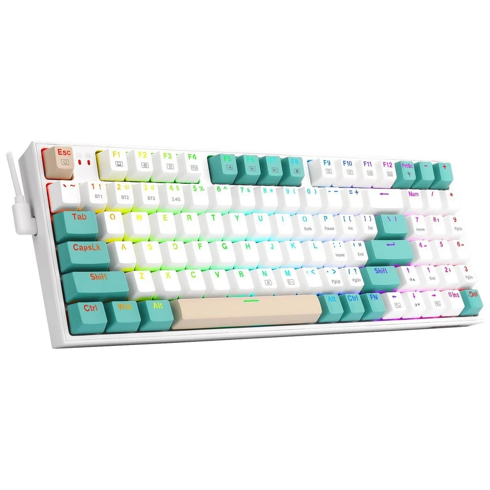 Belaidė žaidimų klaviatūra Redragon K643WGC-RGB-PRO