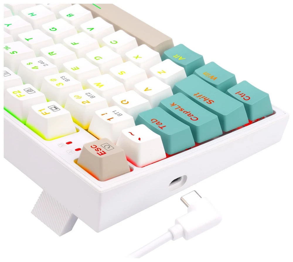 Belaidė žaidimų klaviatūra Redragon K643WGC-RGB-PRO