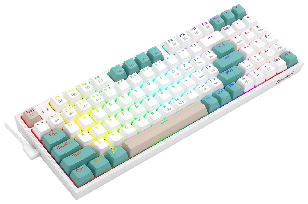 Belaidė žaidimų klaviatūra Redragon K643WGC-RGB-PRO