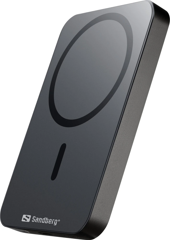 Sandberg Magnet Wireless Powerbank 5000 ALU