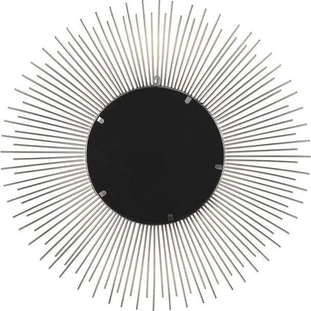 Beliani Sieninis veidrodis CILLY 80 cm 80 cm metalinis sidabrinis