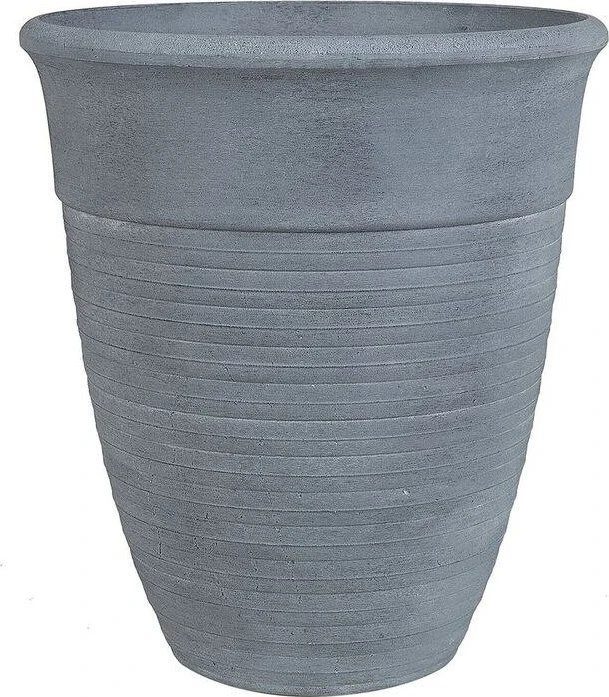 Beliani 2 vazonų rinkinys KATALIMA 43 cm Pilkas