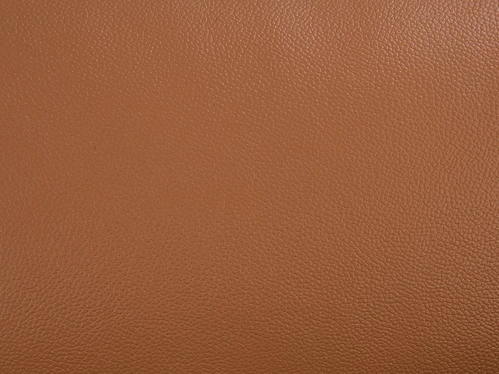Beliani Trivietė sofa NARWIK Natūrali oda, auksinės rudos spalvos