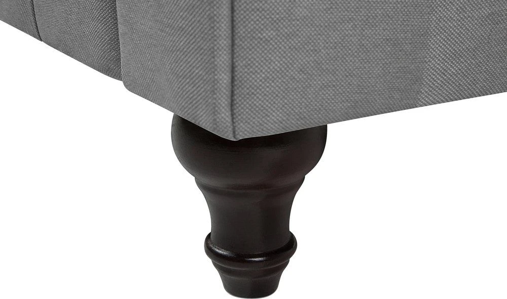 Beliani 3 vietų sofa CHESTERFIELD šviesiai pilka