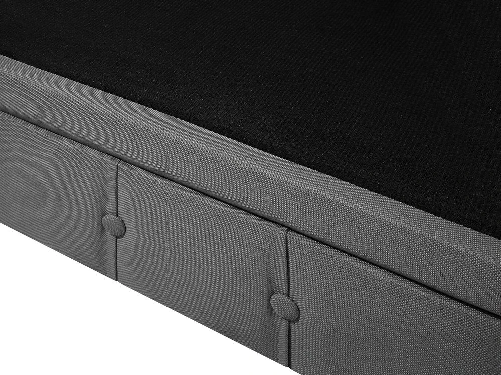 Beliani 3 vietų sofa CHESTERFIELD šviesiai pilka
