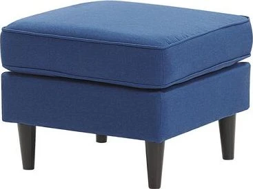 Beliani 3 vietų sofa AVESTA, tamsiai mėlyna su atrama kojoms