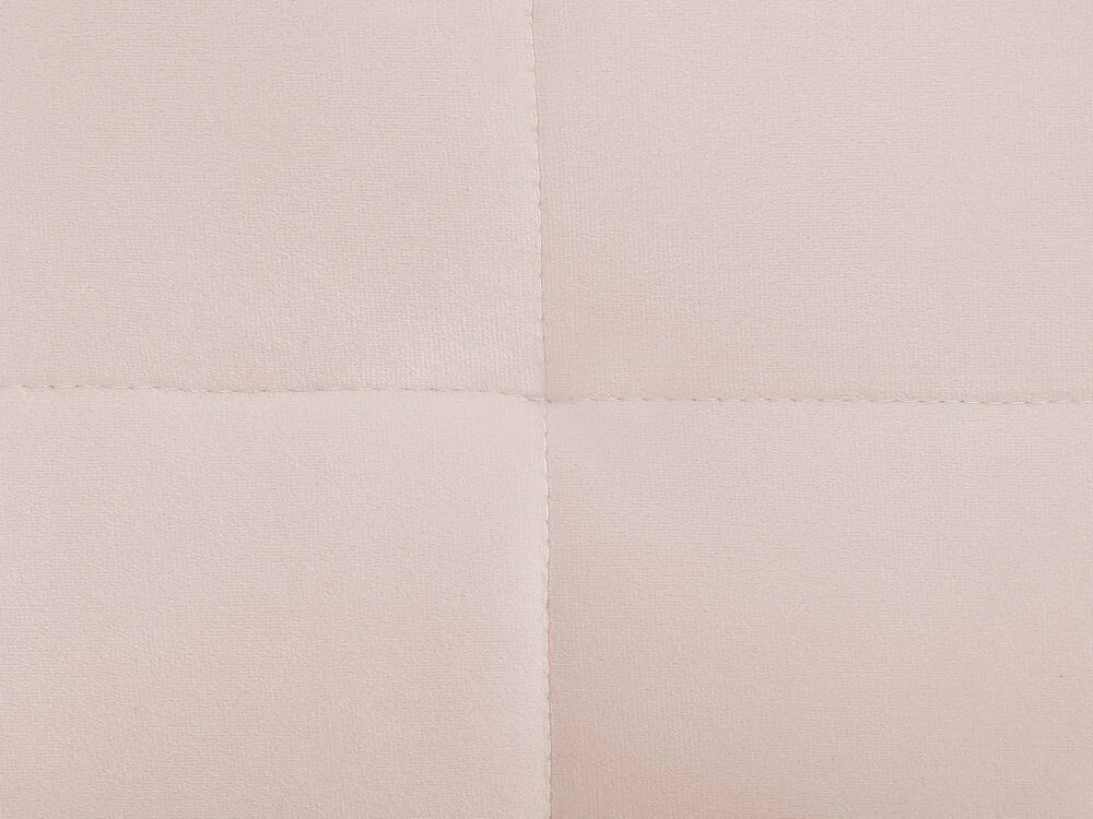 Beliani Trivietė sofa FREDERICA veliūrinė rožinė