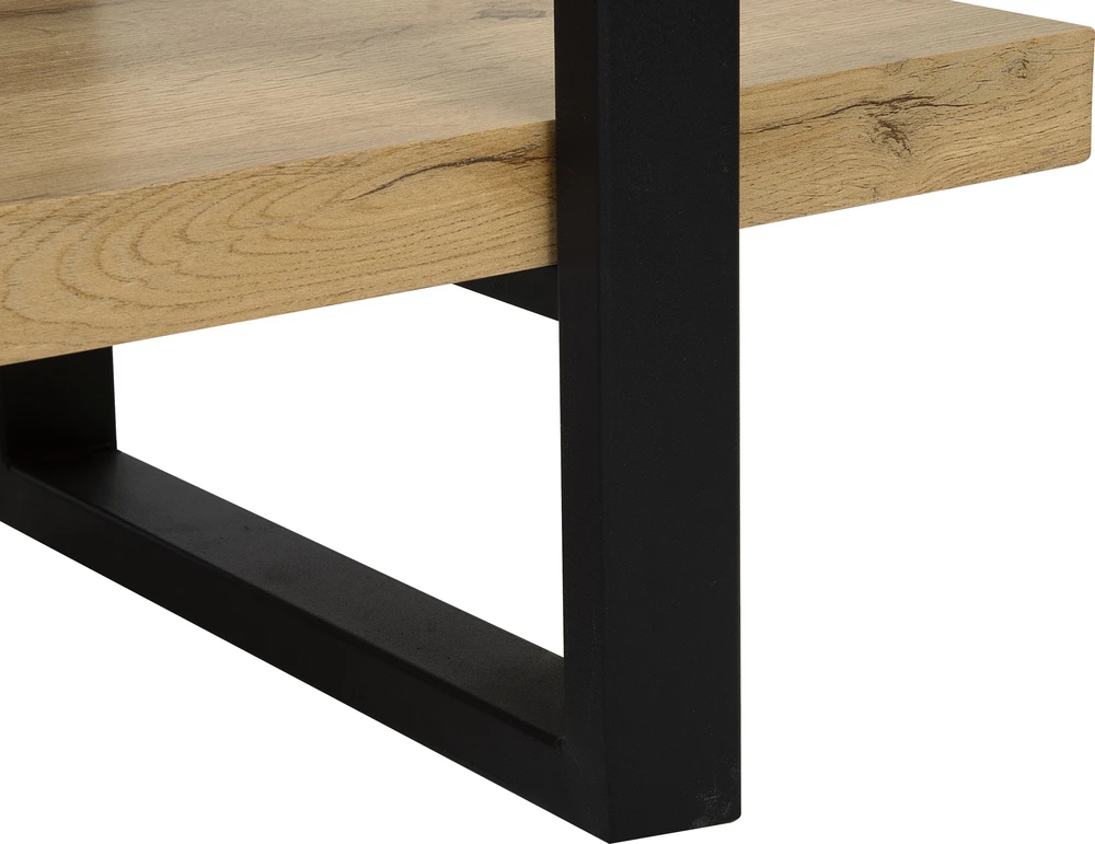 Beliani Lentyna 3 lentynų TIMBER 111 cm šviesiai ruda