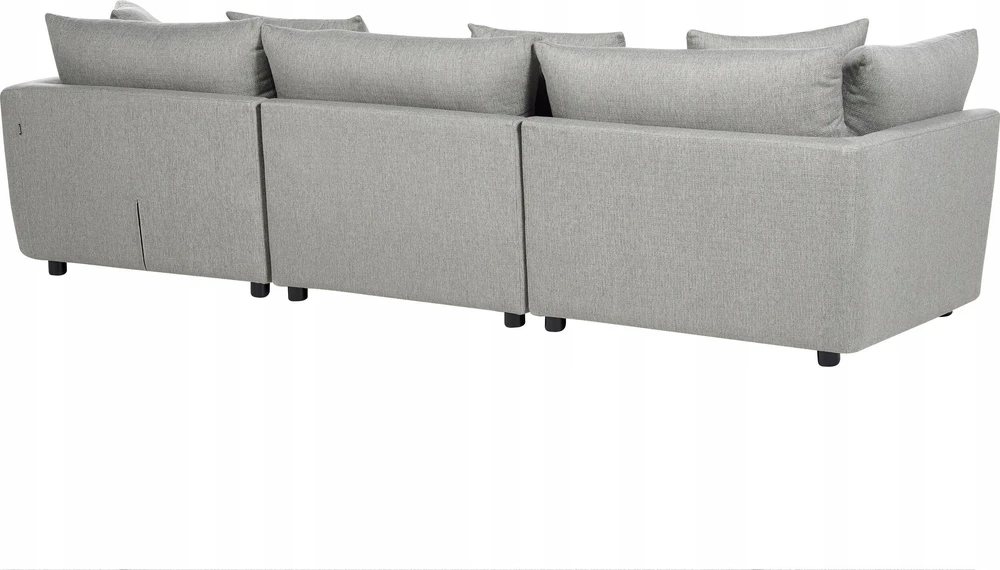 Beliani 3 vietų sofa SIGTUNA šviesiai pilka