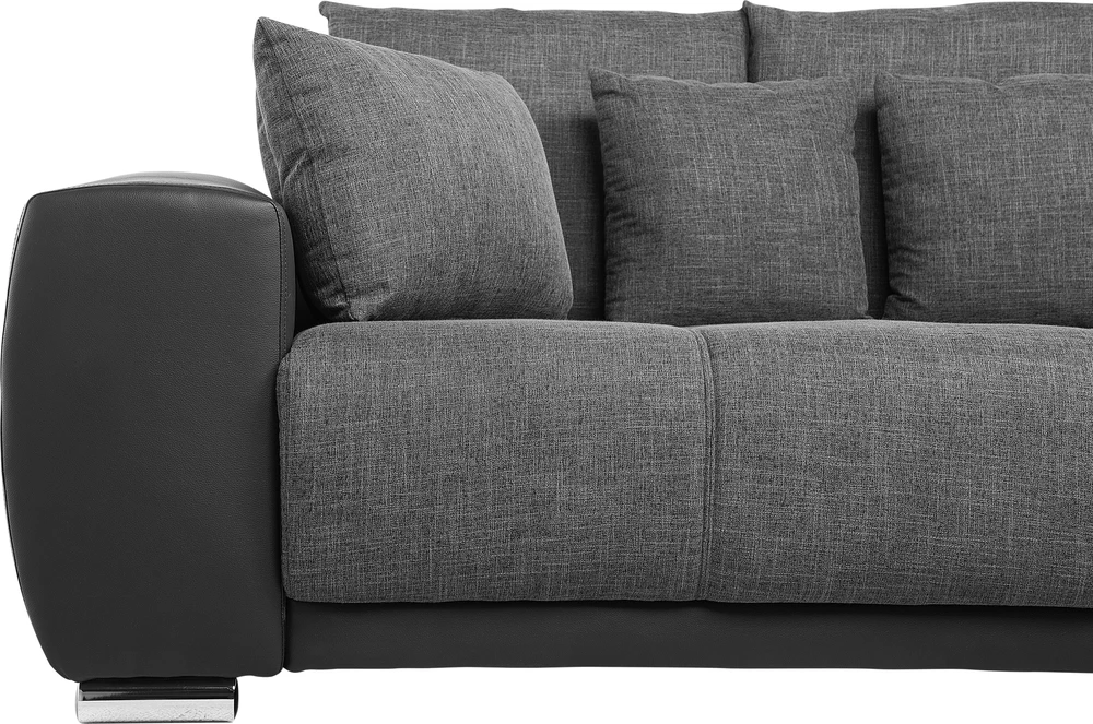 Beliani 4 vietų sofa TORPO pilka