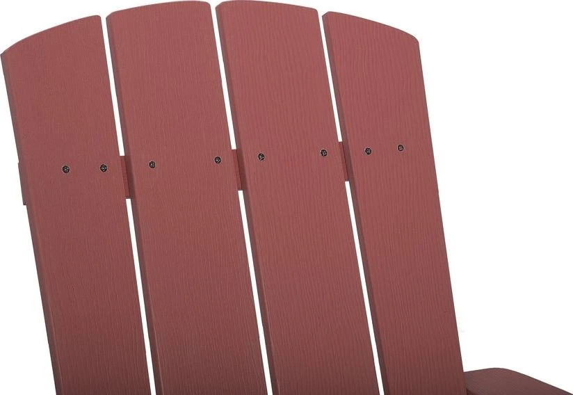 Beliani Sodo kėdė ADIRONDACK Raudona