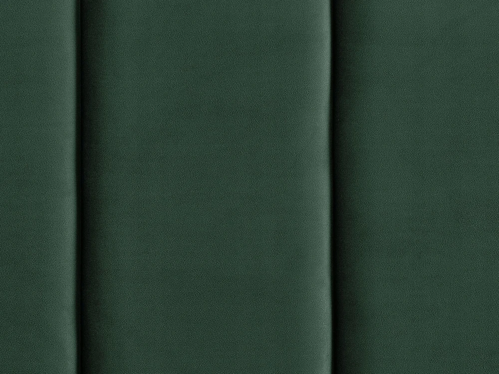 Beliani VILLETTE veliūrinė lova 140 x 200 cm tamsiai žalia