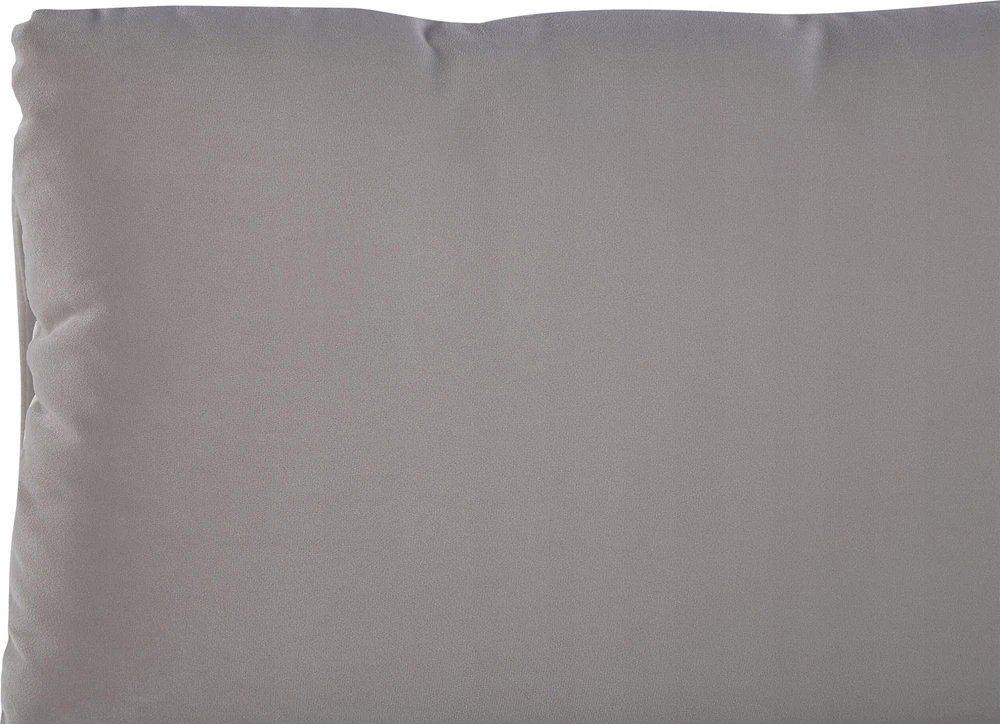 Beliani Lova su patalynės dėže BATILLY, veliūrinė, šviesiai pilka, 160 x 200 cm