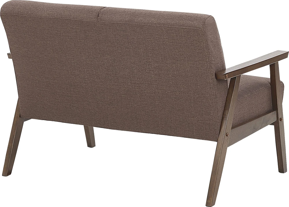 Beliani 2 vietų sofa ASNES, ruda