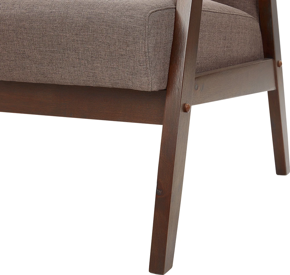 Beliani 3 vietų sofa ASNES ruda