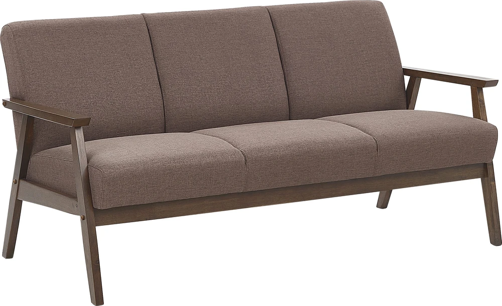 Beliani 3 vietų sofa ASNES ruda