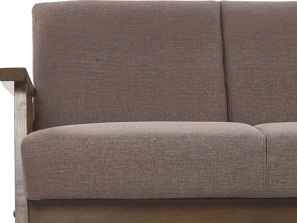 Beliani 3 vietų sofa ASNES ruda