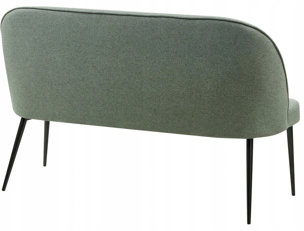 Sofa Beliani 2 vietų valgomojo suoliukas OSBY šviesiai žalias