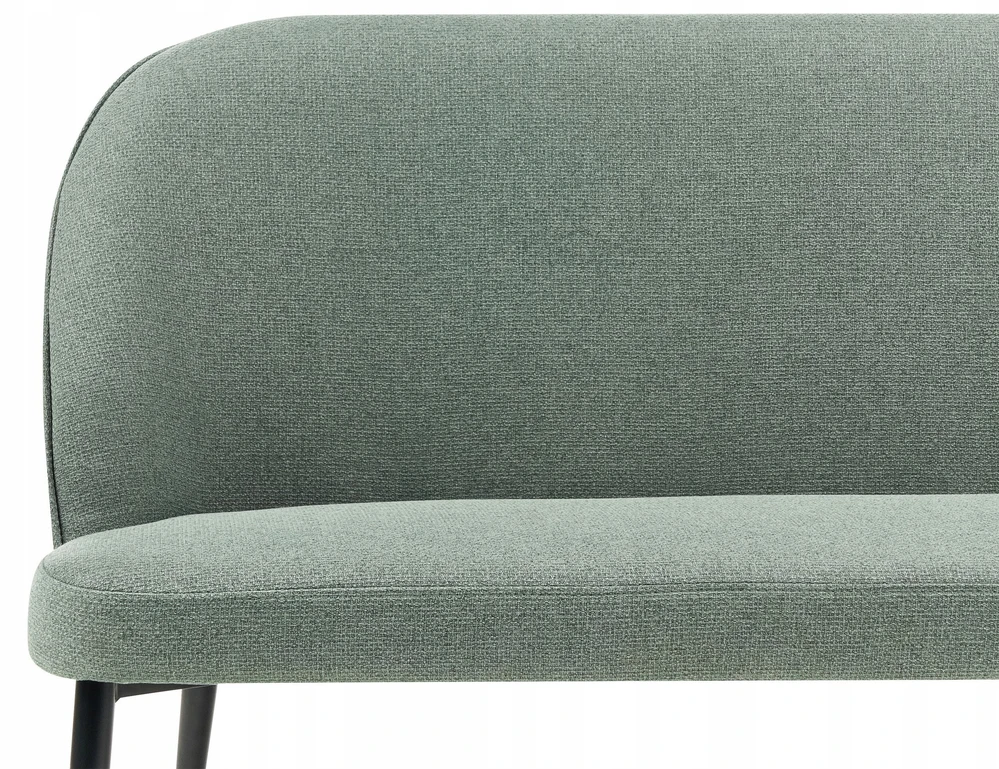 Sofa Beliani 2 vietų valgomojo suoliukas OSBY šviesiai žalias
