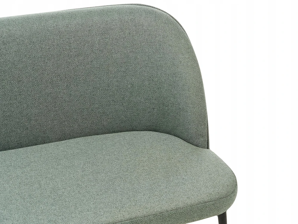 Sofa Beliani 2 vietų valgomojo suoliukas OSBY šviesiai žalias
