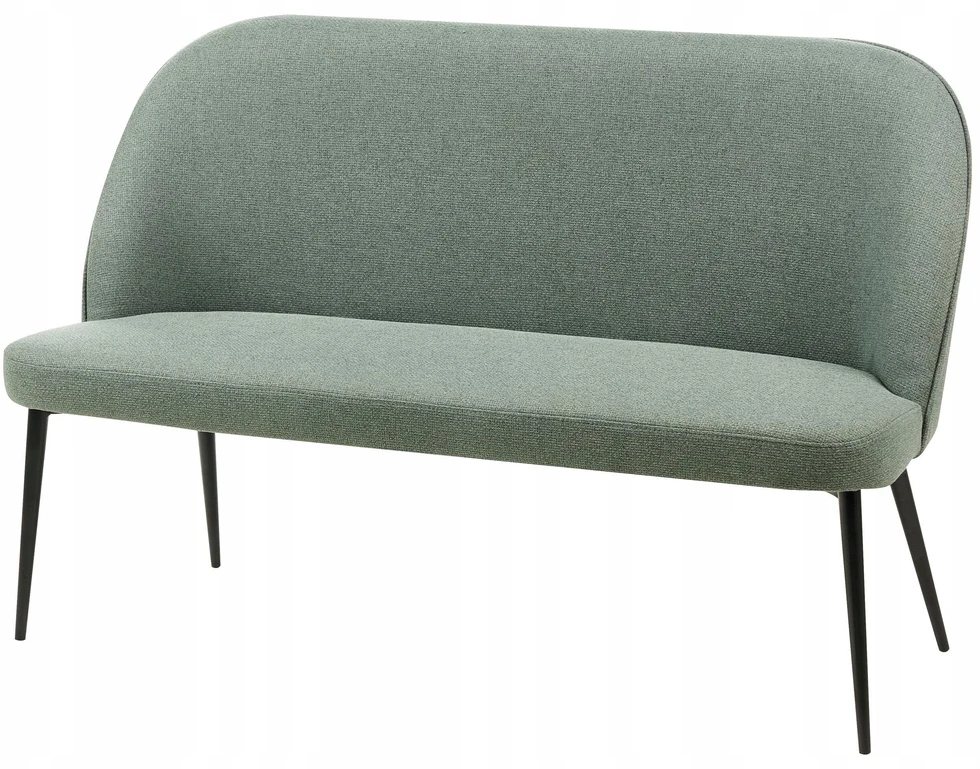 Sofa Beliani 2 vietų valgomojo suoliukas OSBY šviesiai žalias