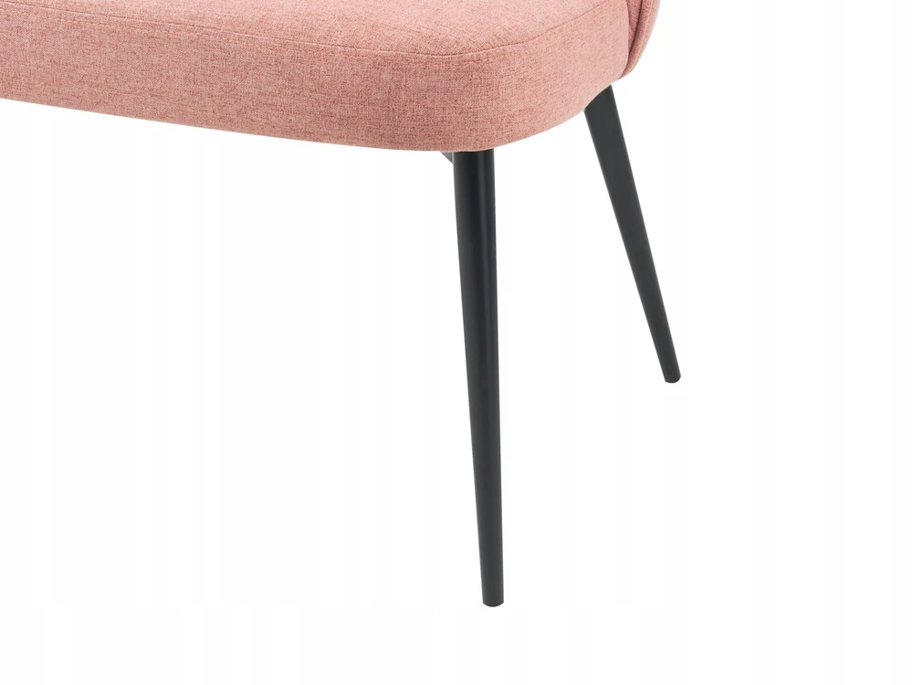 Sofa Beliani Dvivietis suoliukas valgomajam OSBY, rožinis
