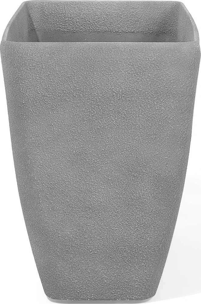 Beliani Gėlių vazonas BARIS 74 cm pilkas