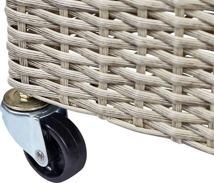 Beliani Gėlių vazonai BELLIS 82 cm Šviesiai rudas technorotangas