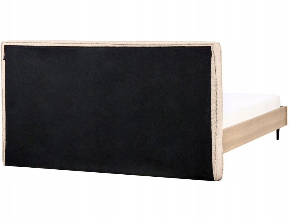 Beliani Lova Boucle IZERNORE 180 x 200 cm, smėlio spalvos