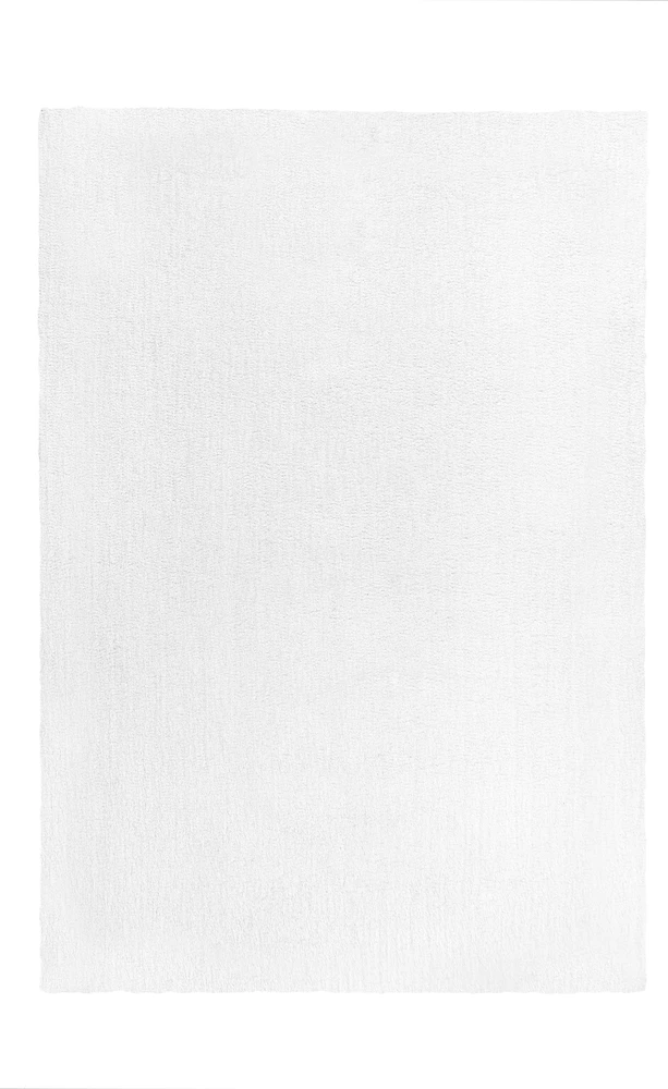 Beliani Shaggy kilimas DEMRE, baltas, 140 x 200 cm