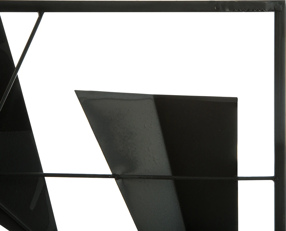 Beliani Sienų dekoracija ZINC Metal 50 cm mėlyna