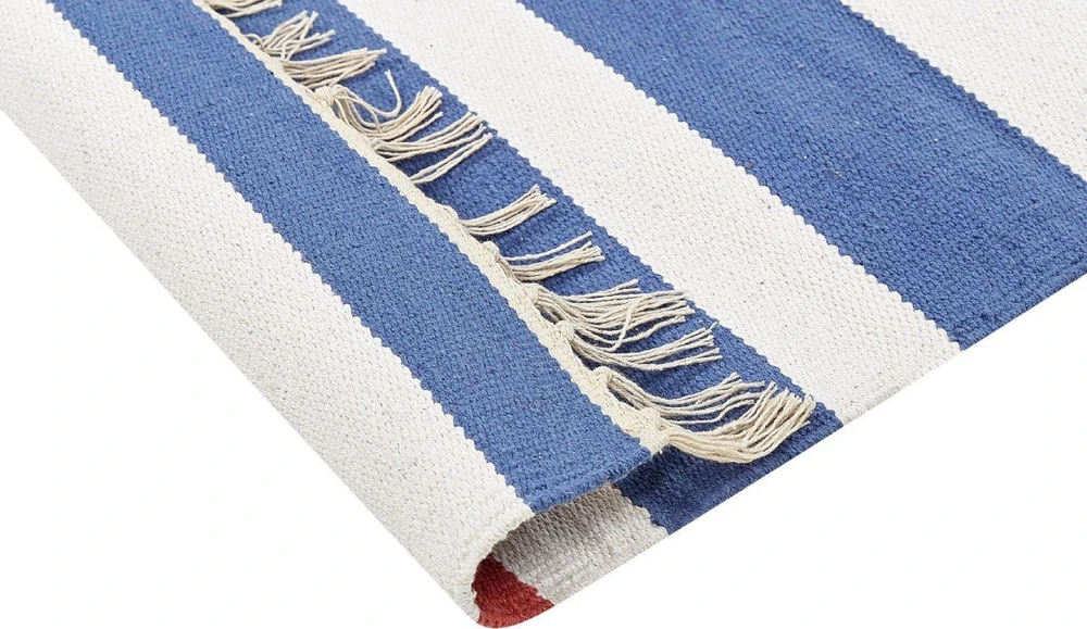 Beliani Kilimas VARSER spalvotas 80 x 300 cm medvilninis Kilim