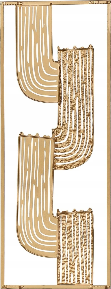 Beliani Sienų dekoracija THULIUM Metal 75 cm Aukso spalvos