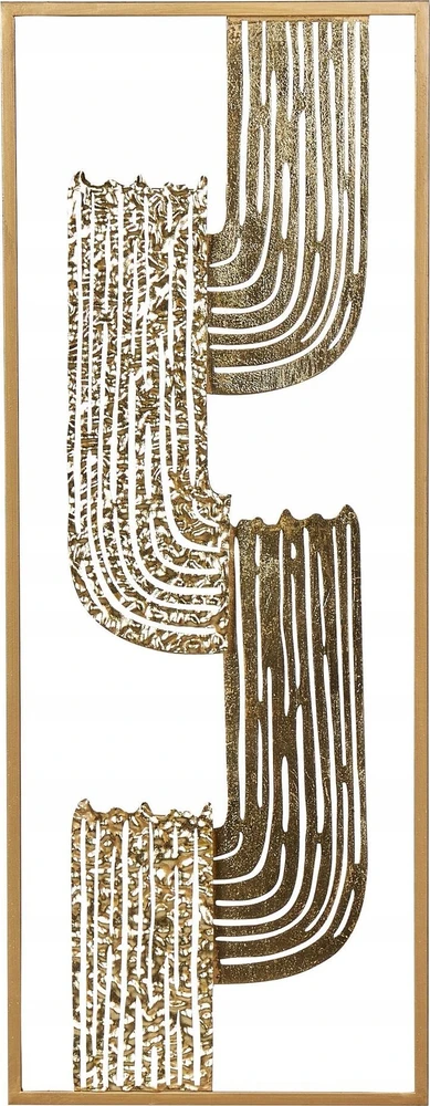 Beliani Sienų dekoracija THULIUM Metal 75 cm Aukso spalvos