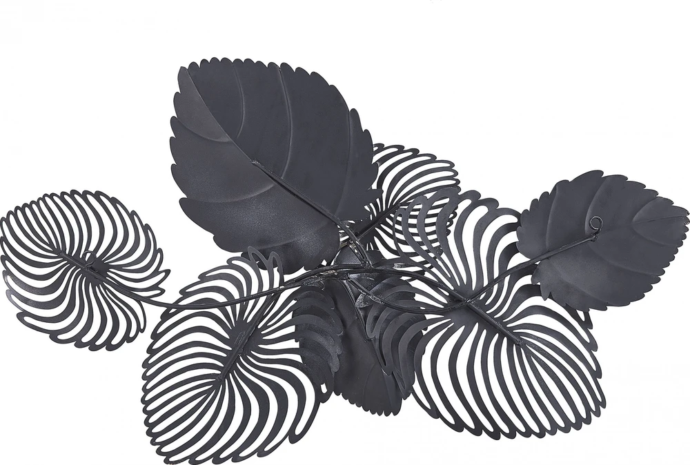 Beliani Sieninis dekoras MAGNESIUM lapas, 55 cm, auksinis