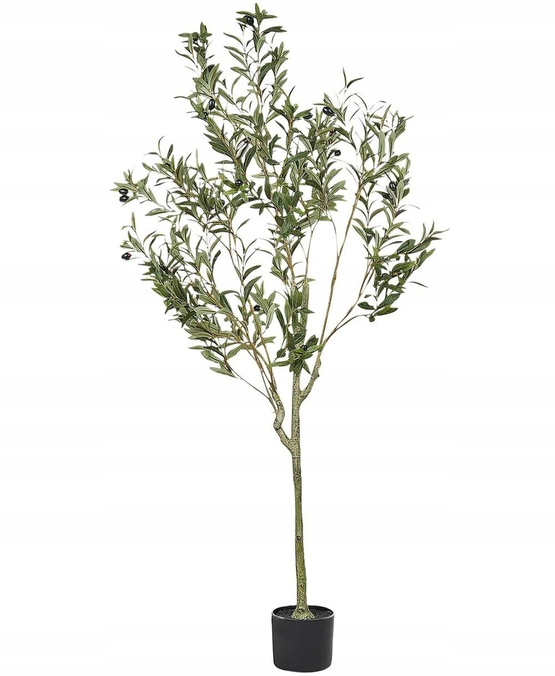 Beliani Dirbtinis augalas OLIVE TREE 153 cm žalias