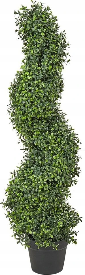Beliani Dirbtinis augalas BUXUS SPIRAL TREE 98 cm žalias