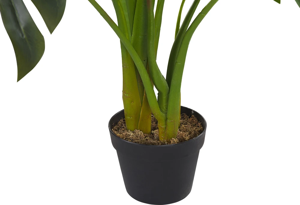 Beliani Dirbtinis augalas MONSTERA PLANT 113 cm Žalias