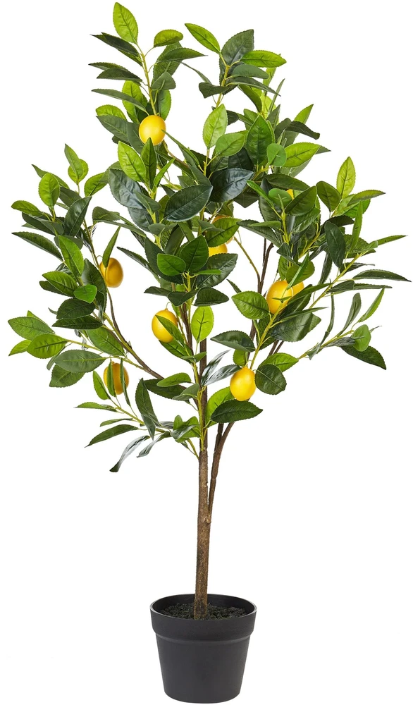 Beliani Dirbtinis augalas LEMON TREE 105 cm Žalias
