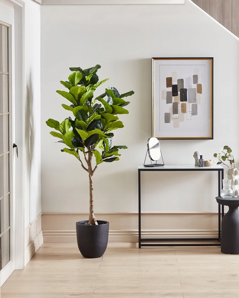 Beliani Dirbtinis augalas FIG TREE 162 cm žalias