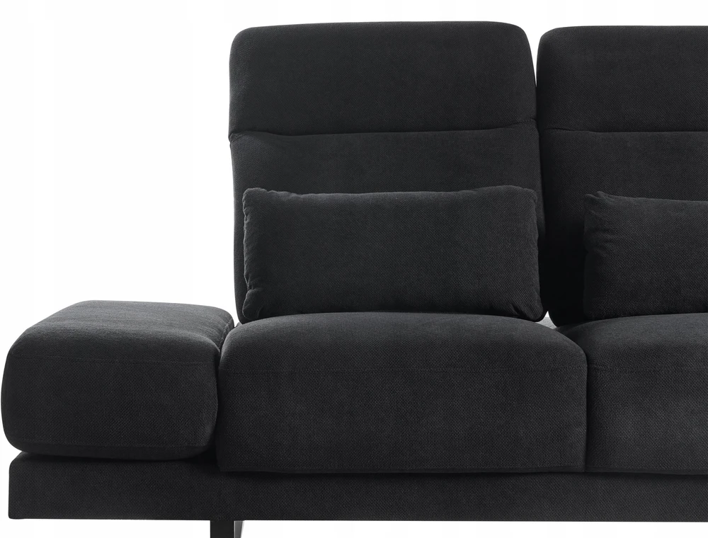Beliani 3 vietų sofa IKAST juoda
