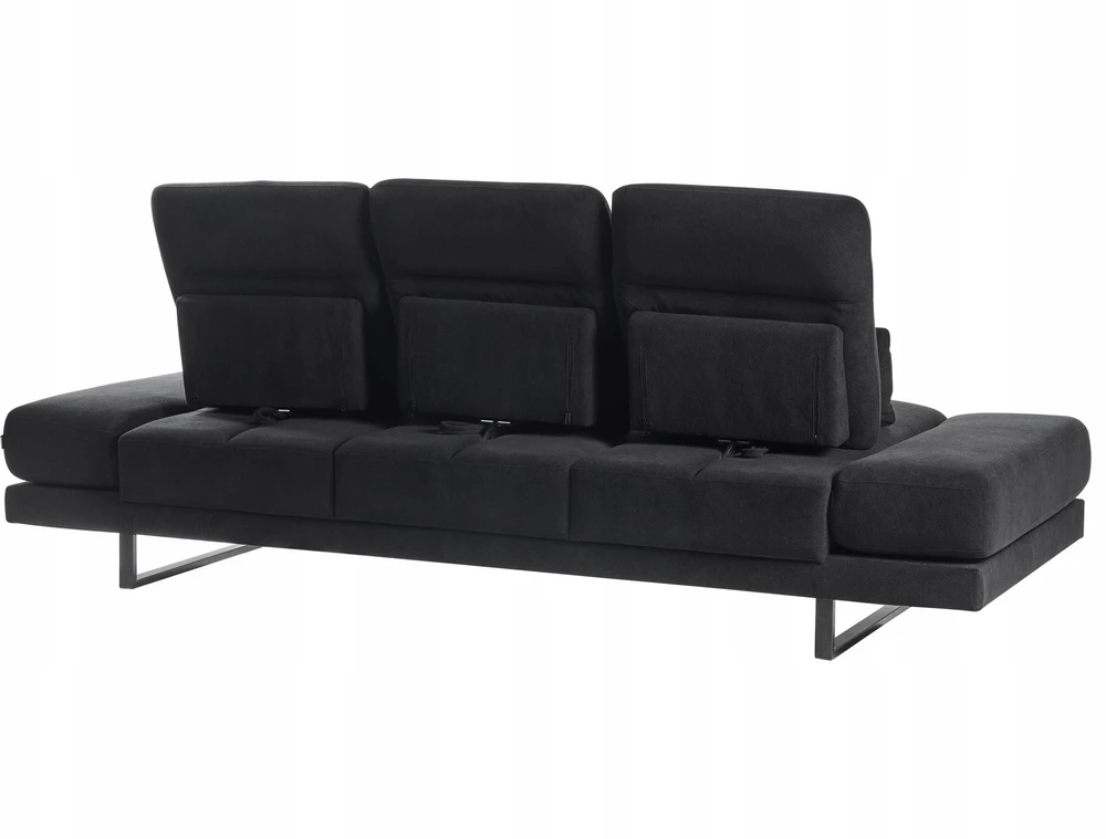 Beliani 3 vietų sofa IKAST juoda