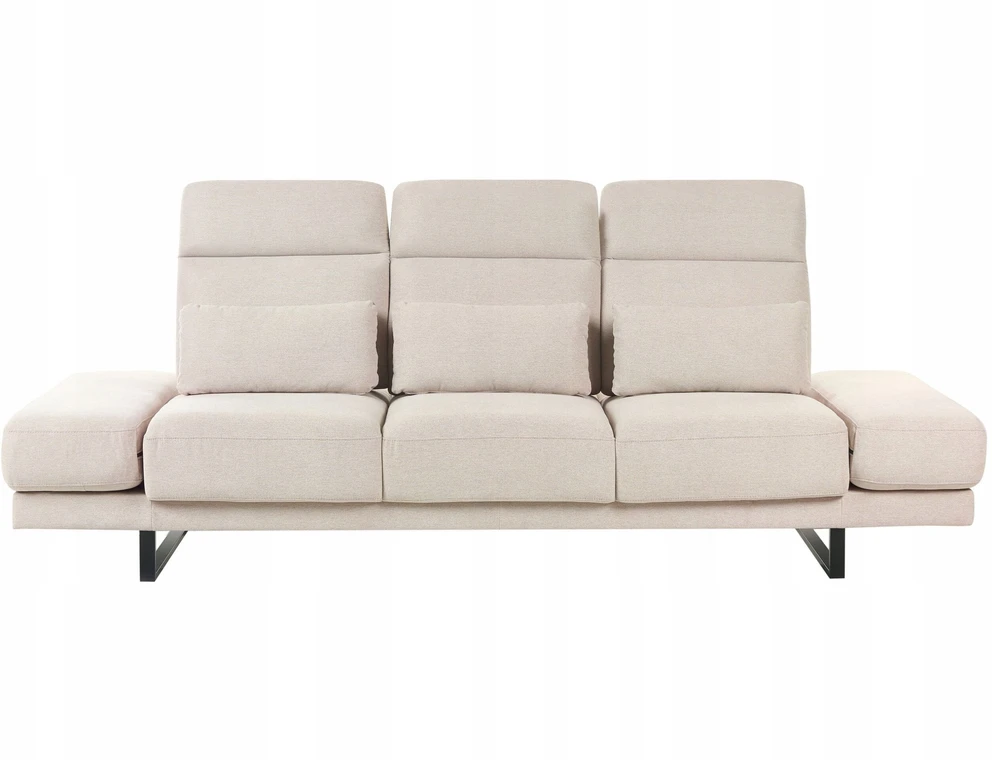 Beliani 3 vietų sofa IKAST smėlio spalvos