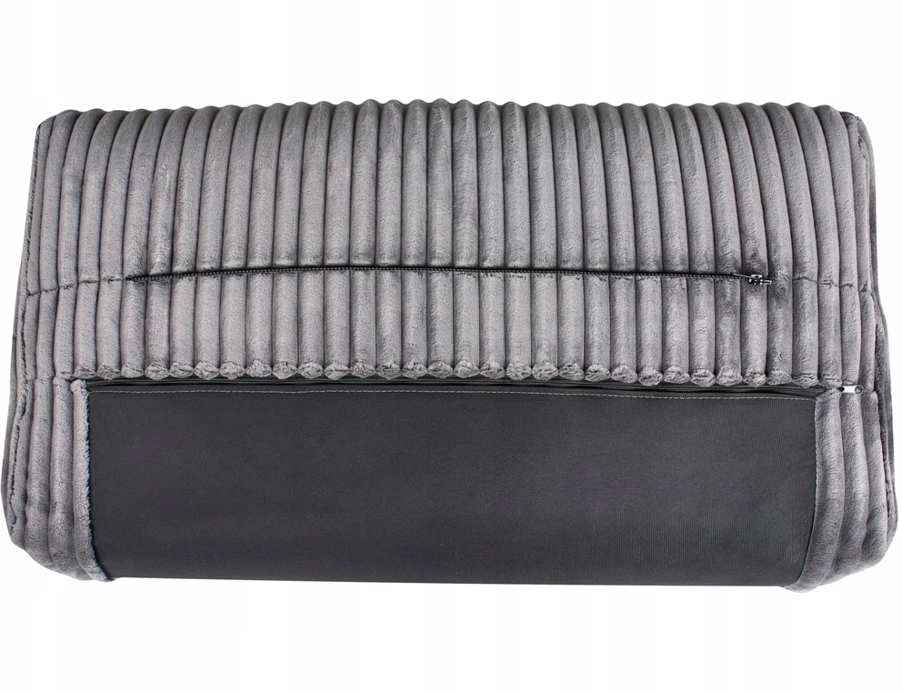 Beliani Trivietė sofa SANDORA, velvetinis audinys, pilka
