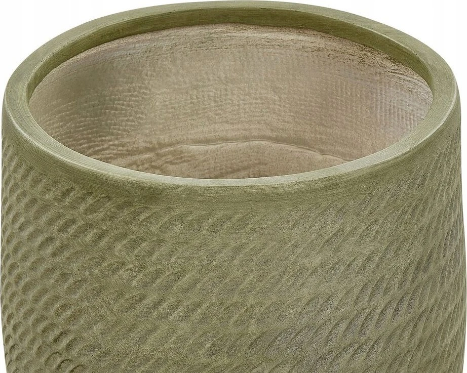 Beliani LIVADIA vazonas 39 cm alyvuogių spalvos