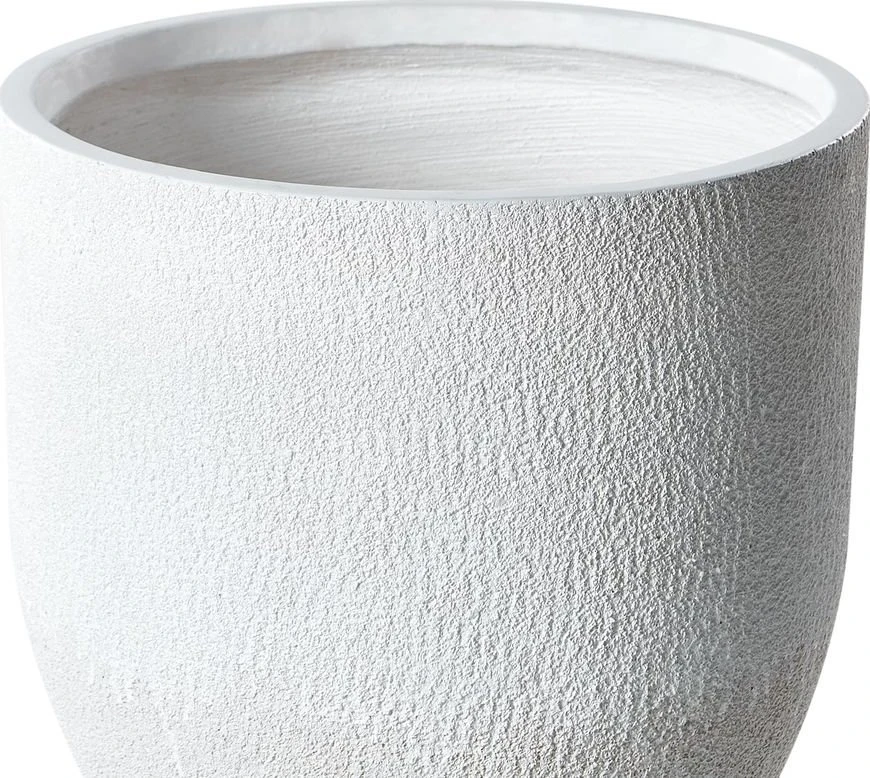 Beliani Gėlių vazonai KANNIA 55 cm balti